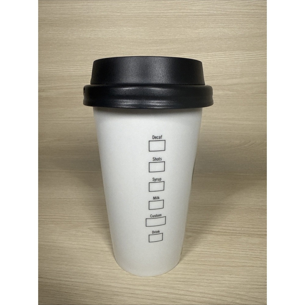 Starbucks Coffee Travel Ceramic Cup 12 Oz Mug‎ Tumbler W/ Locking Lid 2009 - Picture 4 of 7